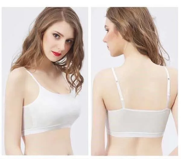 Sexy Seamless Breathable Lingerie For Women Seamless With 3D Pad Bralette Push Up Crop Top Cotton High Elastic Women Tank Top