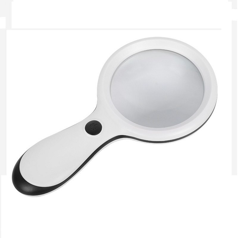 

10X Magnifying Glass 18 LED Jewelry Appraisal Reading Magnifier, White, 501 Original