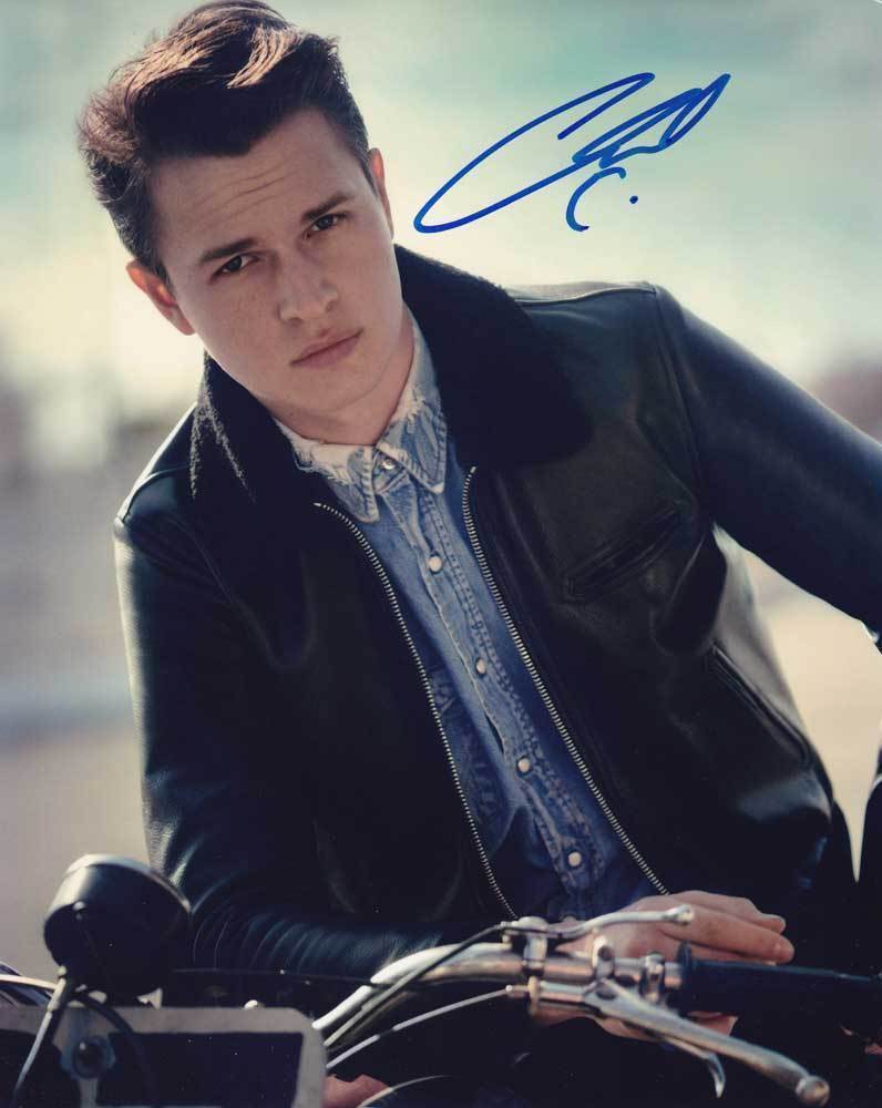 Ansel Elgort In-Person AUTHENTIC Autographed Photo Poster painting SHA #28239