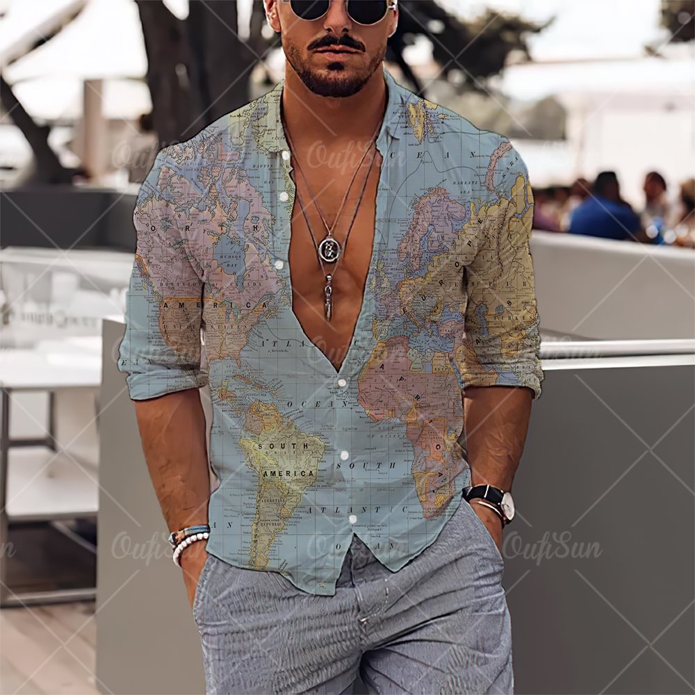 Outdoor Casual Long Sleeve Shirt |Fashion Men's Shirt