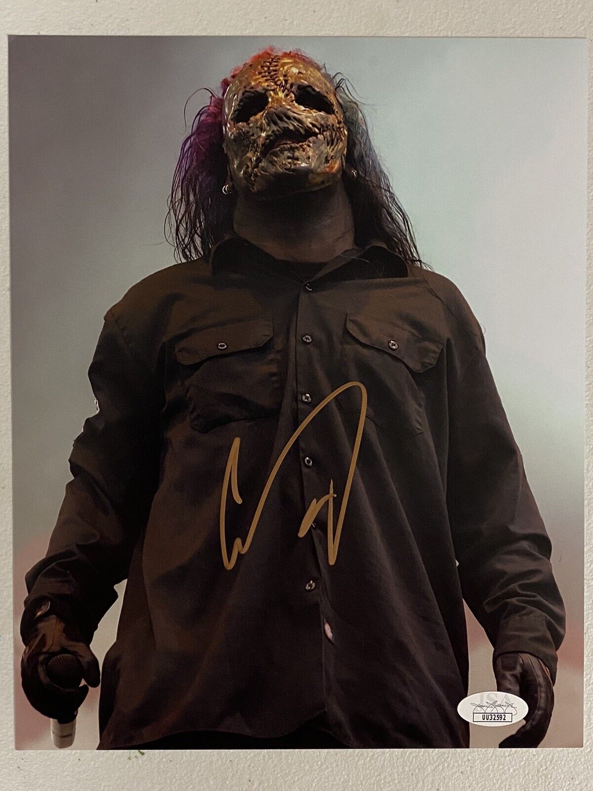 SLIPKNOT COREY TAYLOR AUTOGRAPHED SIGNED 8X10 Photo Poster painting EXACT PROOF JSA COA UU32592