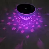 Solar-Powered Outdoor Water Float Light 5-Mode Fish Projection Lamp Pond Decorative Floating Lights Color Changing Hollowed-Out Pool Lights for Lake Garden Patio Over
