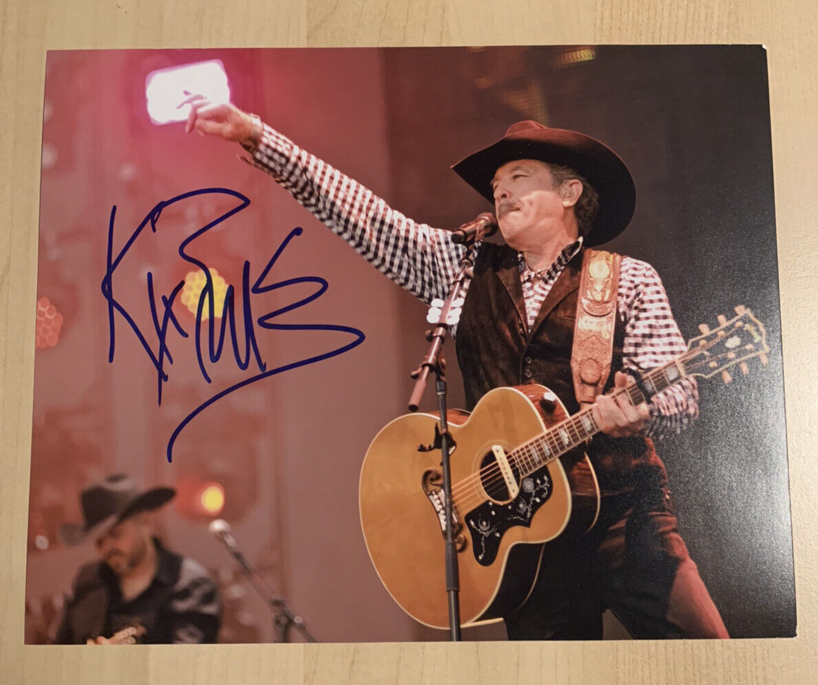 KIX BROOKS HAND SIGNED 8x10 Photo Poster painting COUNTRY MUSIC STAR LEGEND RARE AUTOGRAPHED COA