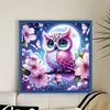 Pink Owl-11CT Stamped Cross Stitch 40*40cm/15.75*15.75in