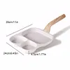3in1 Egg Frying Pan Breakfast Nonstick Omelet Pan for Gas Stove Induction Cooker