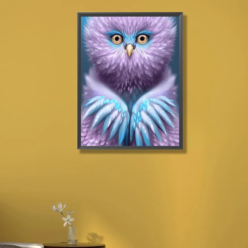 Full Round Diamond Painting 40*50cm - Fluffy Bird