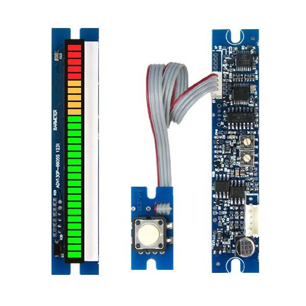 PPM LED Bar Graph 30 Segment 66mm LED DB Meter Sound Pressure Level ...