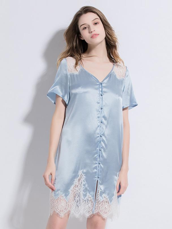 Realsilklife  19 Momme Chic Silk Nightgown