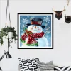 Snowman  | Full Round Diamond Painting Kits