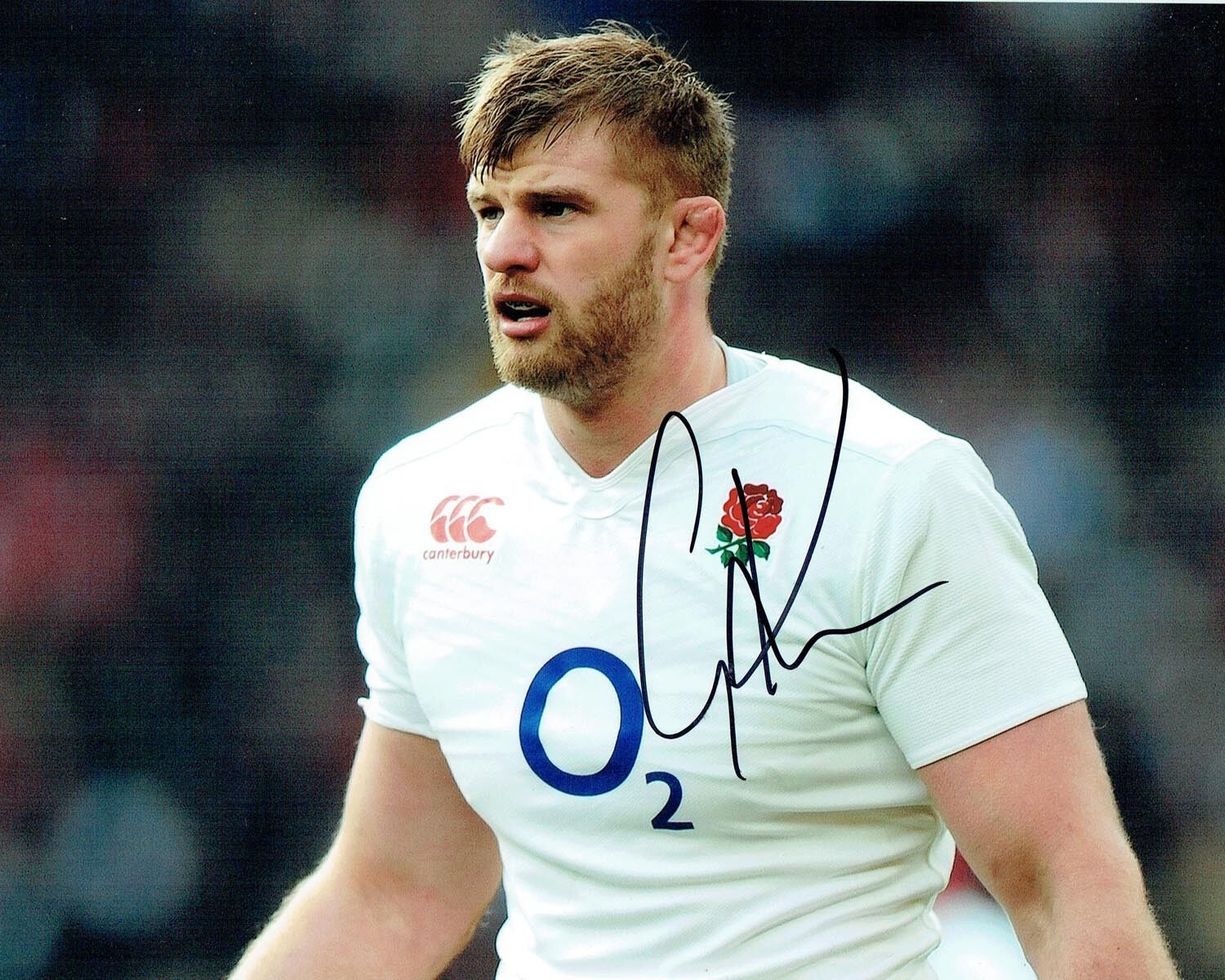 George KRUIS England Rugby Union Signed Autograph RARE 10x8 Photo Poster painting B AFTAL COA