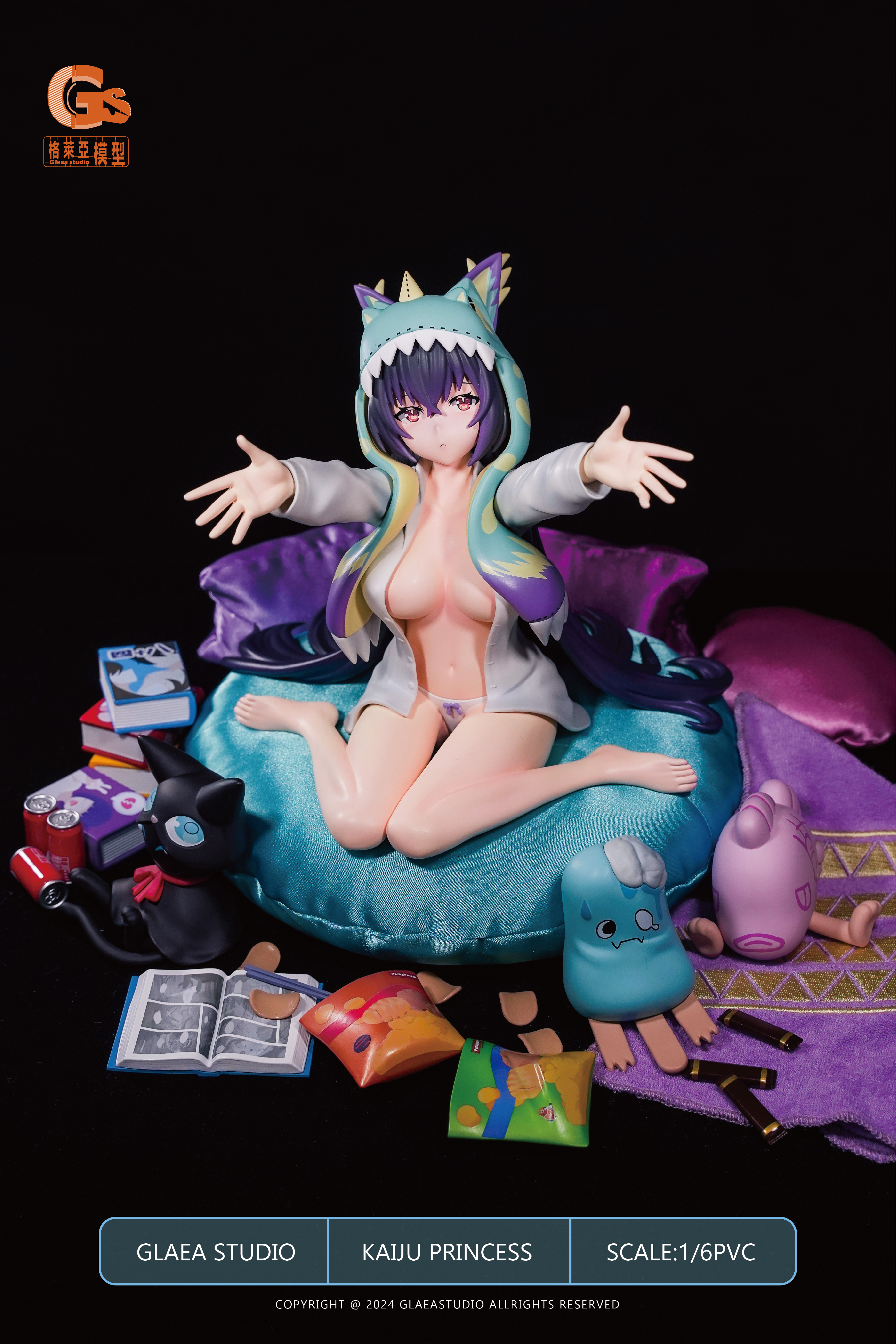 GLAEA Studio - Original Kaiju Princess Kao 1/6 Statue(GK) (Adult 18+)-