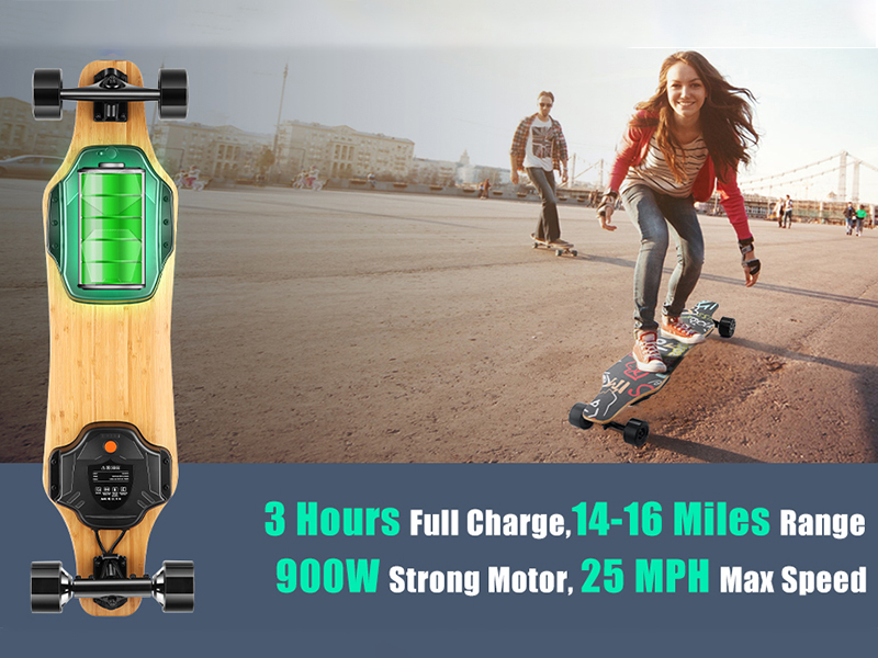 900W Dual Motor E-Skateboard
