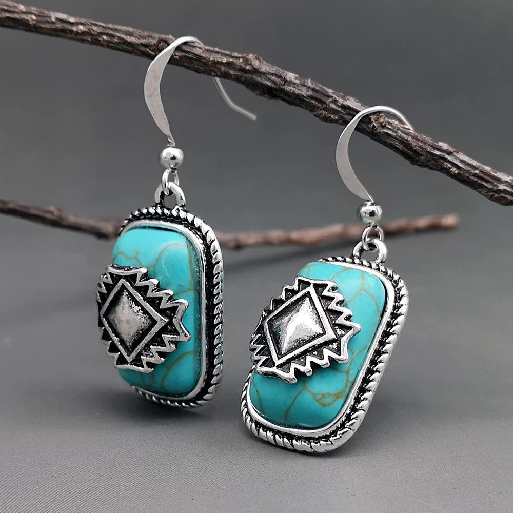 Retro kallaite women ethnic style earings