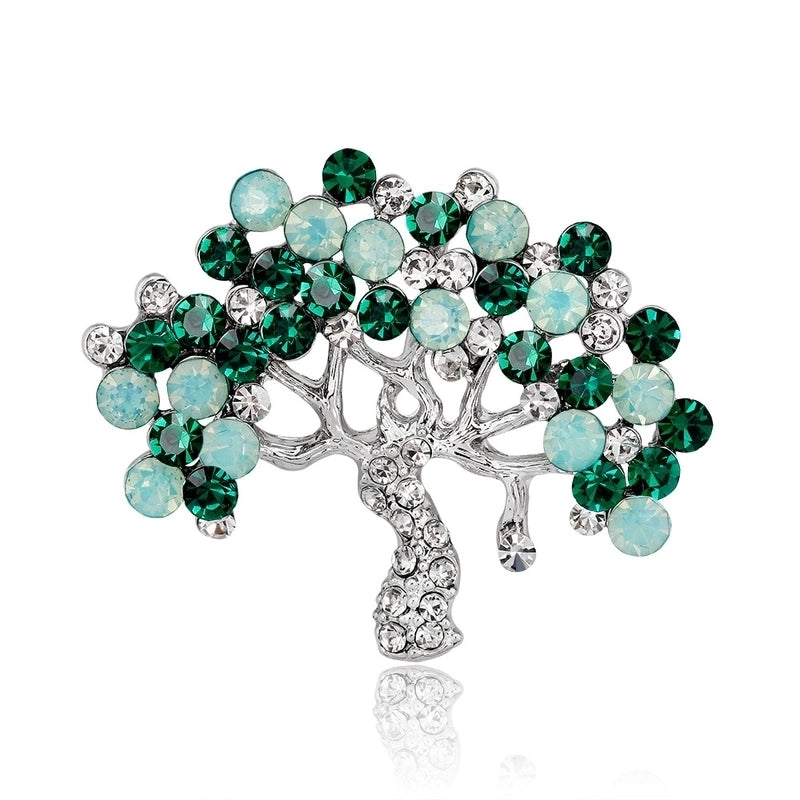 3 Pieces Minimalist Pin Tree Alloy Diamond Other Unisex Brooches