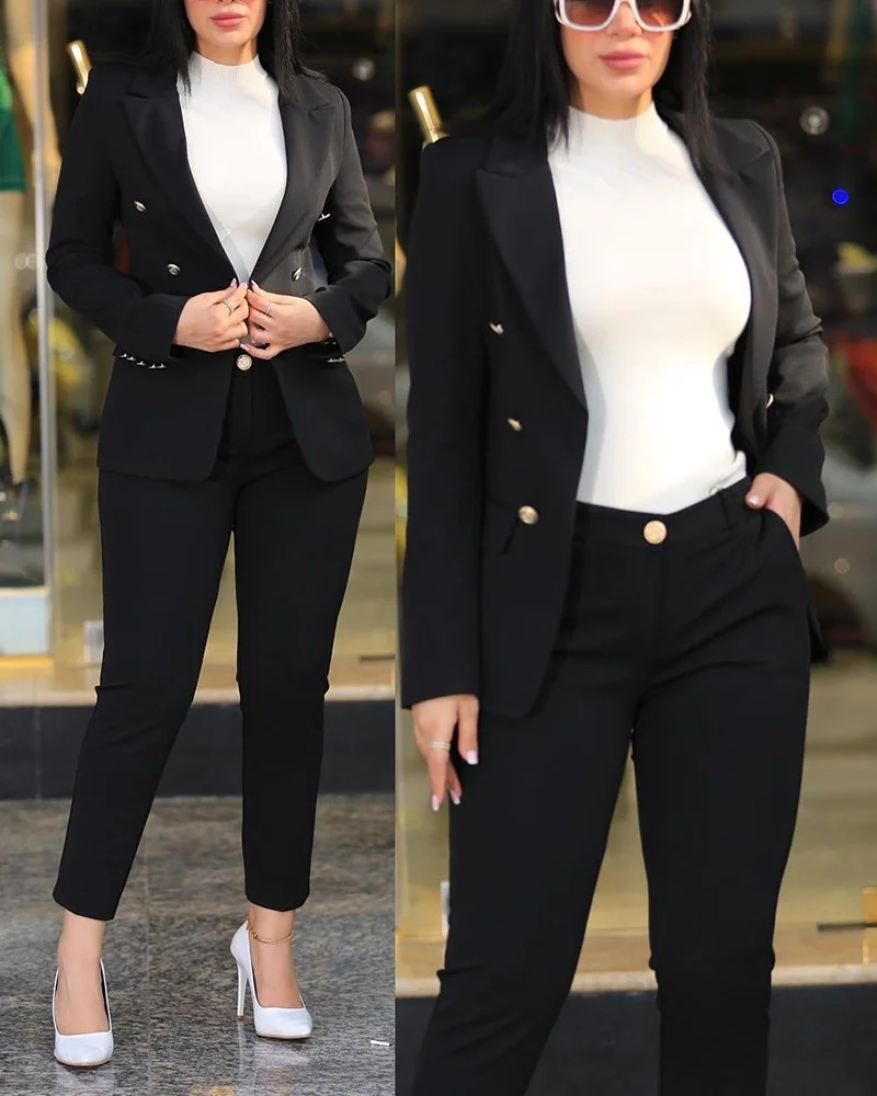 Wongn Wongn Wise Casual Fashion Business Wear Women's Suit Suit