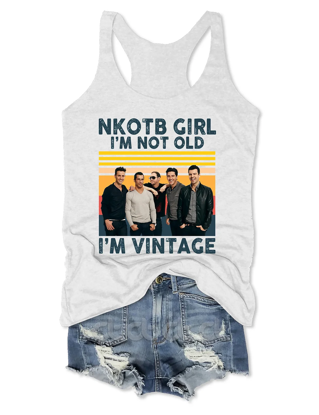 NKOTB Girl I'm Not Old I'm Vintage Tank
