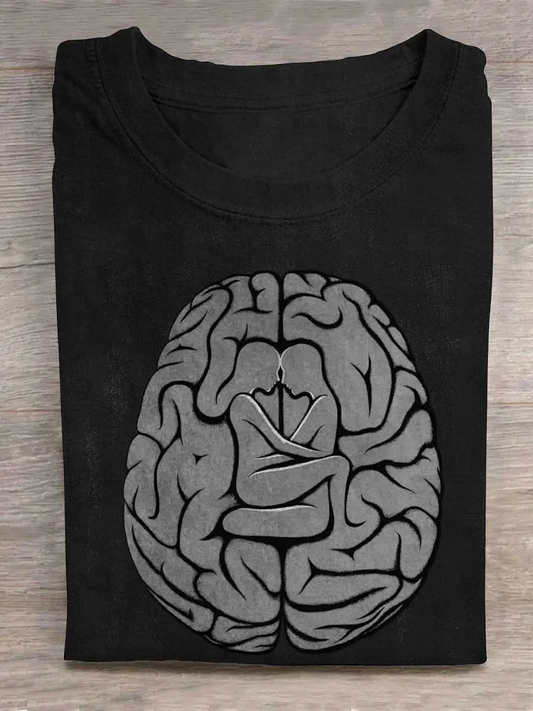 Love Between Left and Right Brain T-shirt