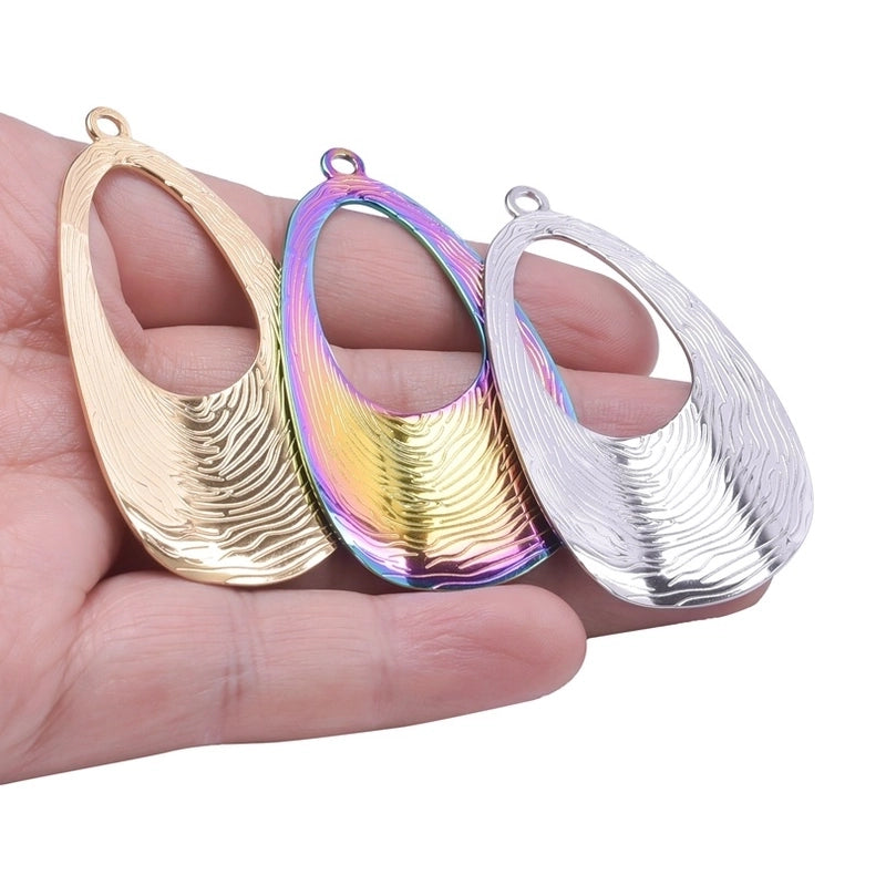 1 Piece 304 Stainless Steel Geometric Pendant