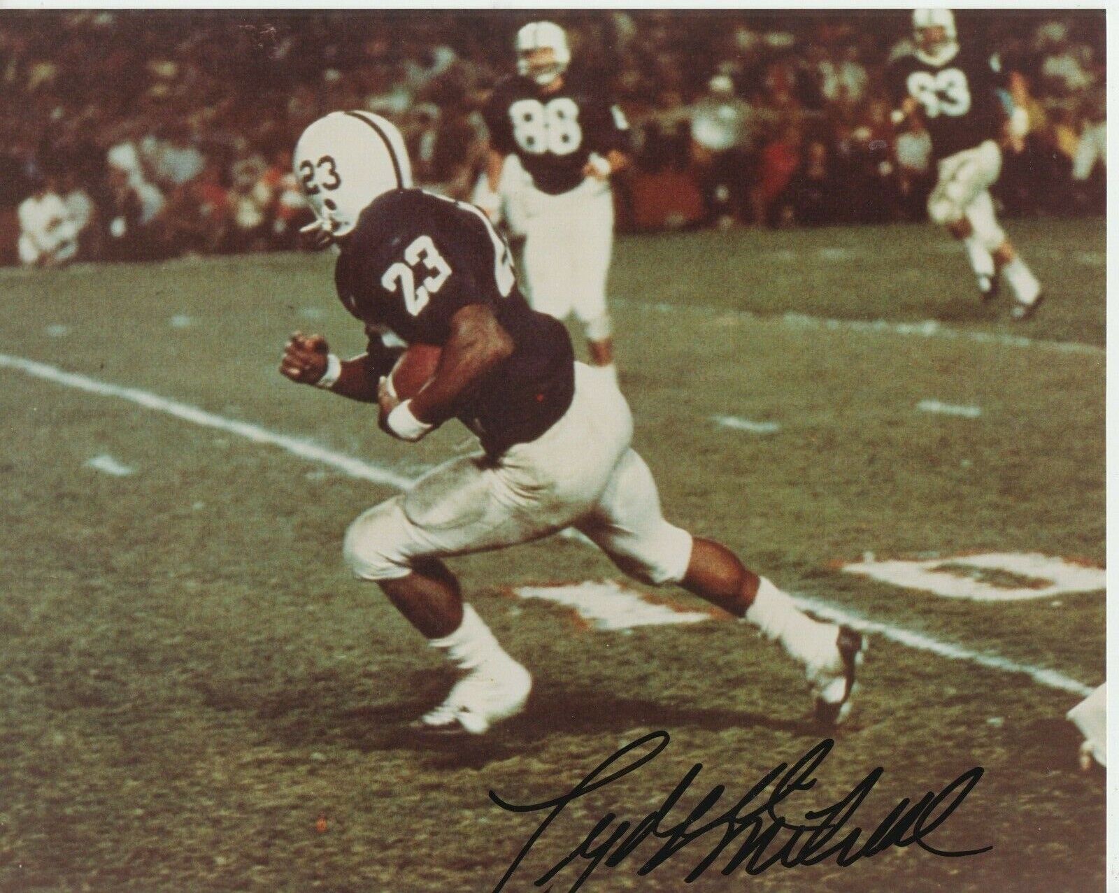 Lydell Mitchell 8x10 Signed Photo Poster painting w/ COA Penn State Lions #1