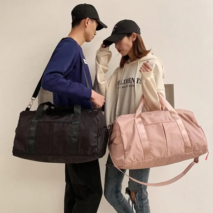 Black/Pink Travel Sports Handbag SP14009