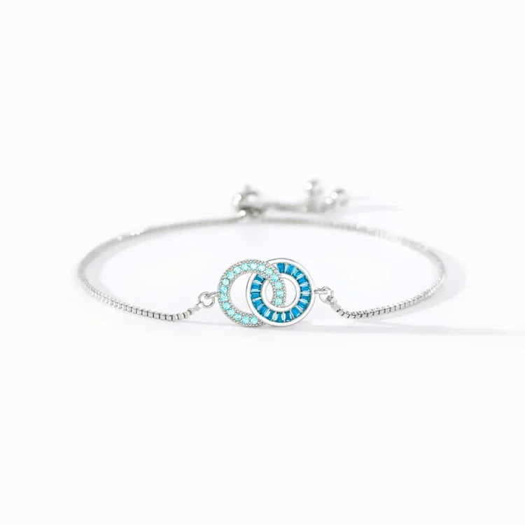 Custom Birthstones Circle Bracelet