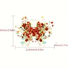 3D Jigsaw Puzzle Kit Butterfly Desktop Office Decoration Flower and Butterfly Assembled Metal Insects Puzzles for Beginner To Build Birthday Xmas Gifts