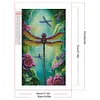 (US Only)5D DIY Full Square Drill Diamond Painting Dragonfly Animal Series Decor 50x75cm