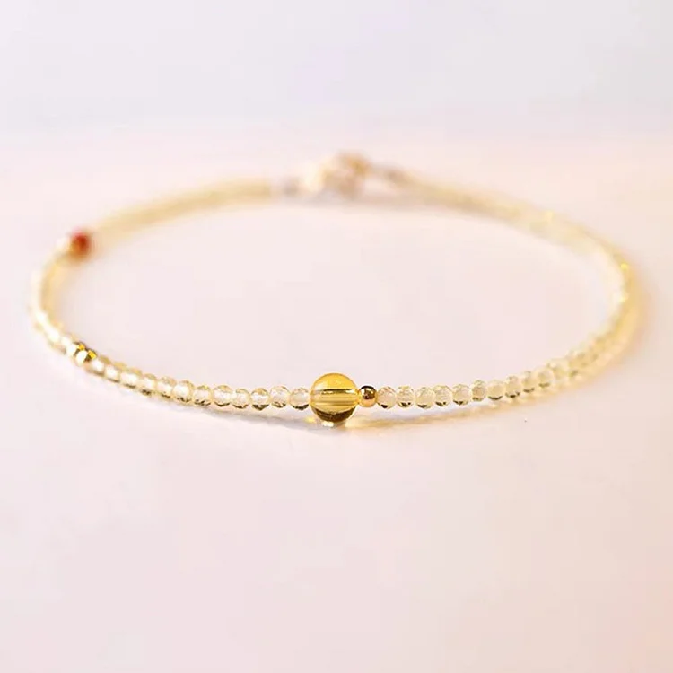 Bright Galaxy - Citrine Energy Gemstone Bracelet