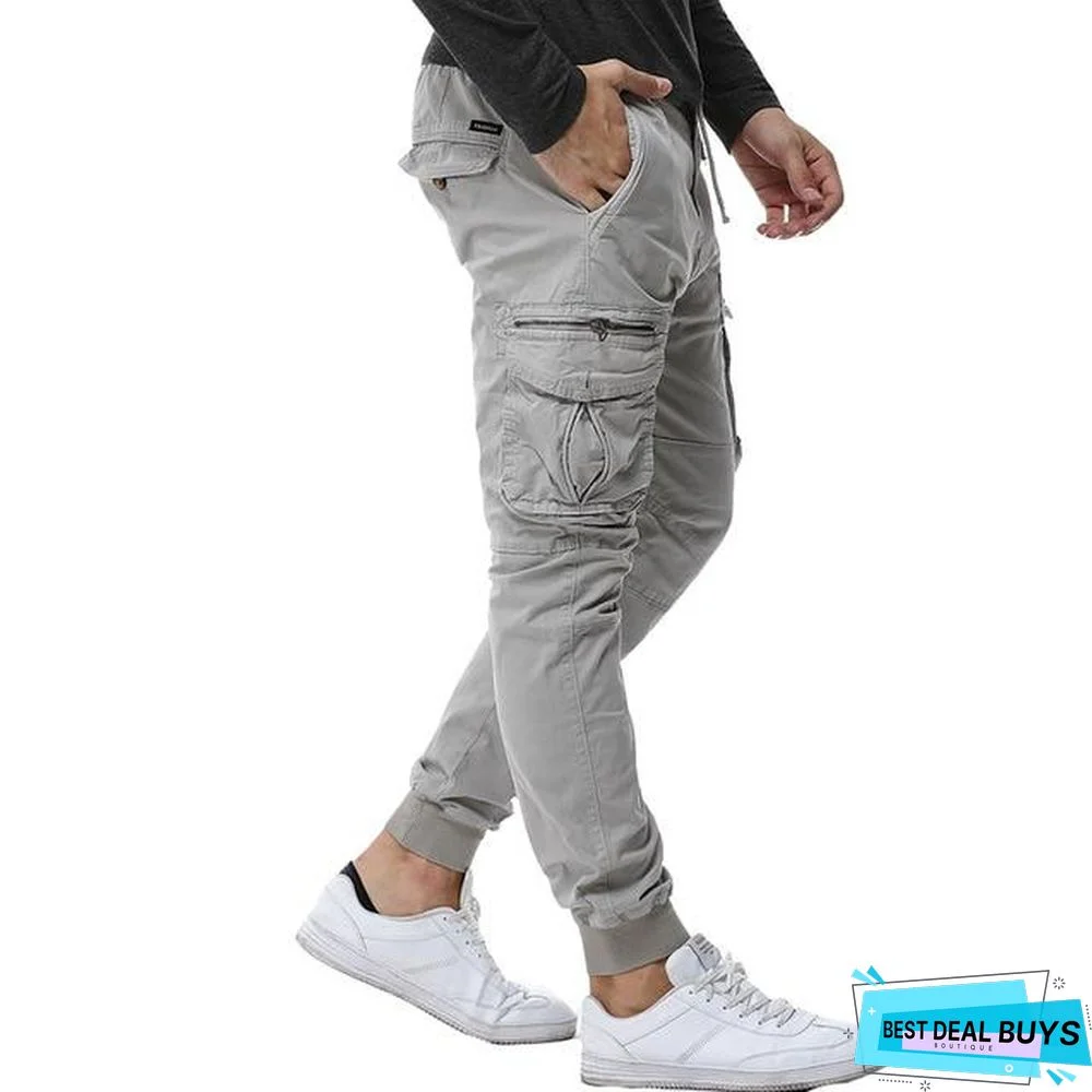 Mens Camouflage Tactical Pants Joggers Boost Military Casual Cotton Pants Army Trousers