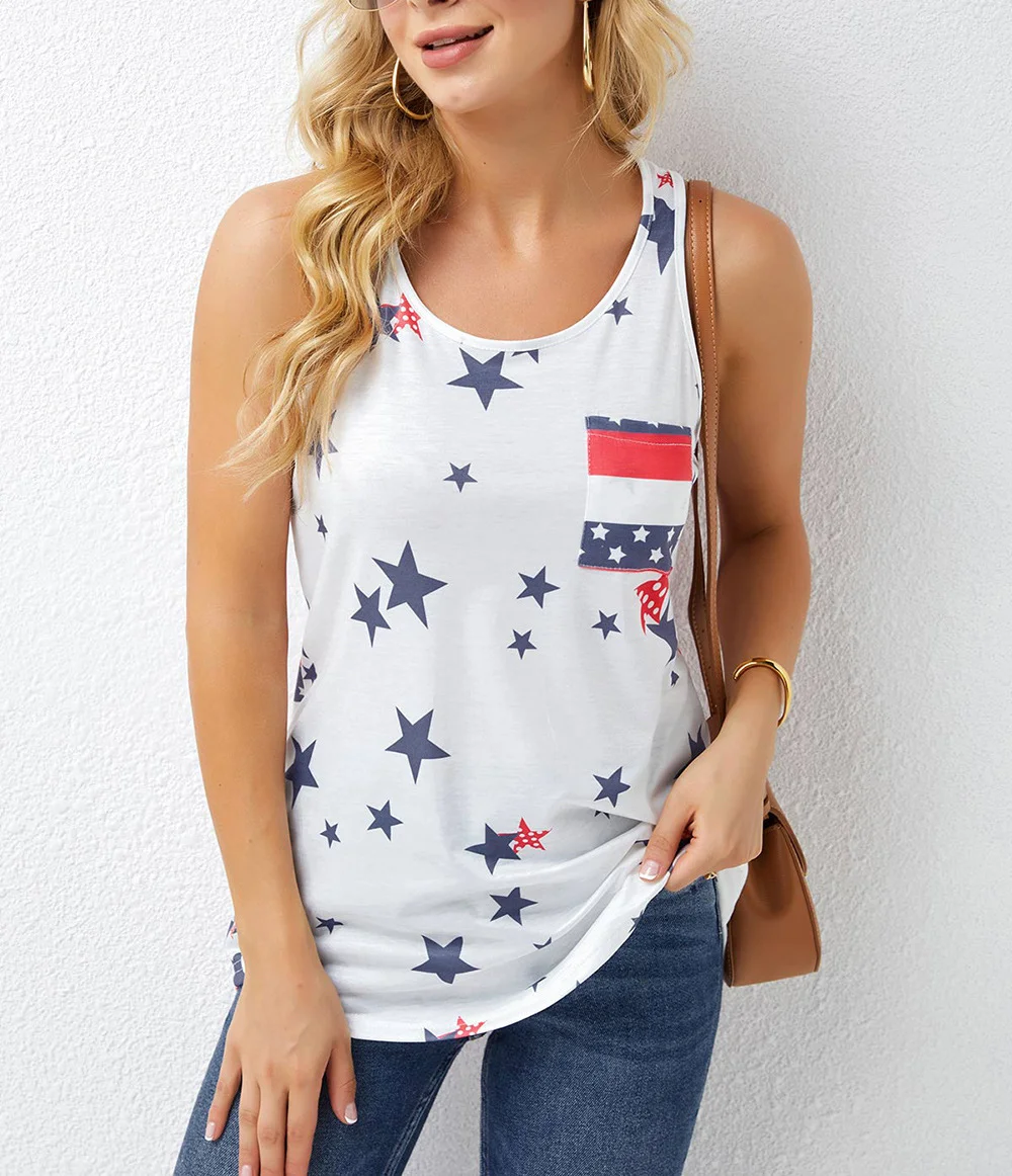American Flag Tank Top