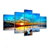 >SALE<5pcs 5D DIY Full Drill Diamond Painting Sunset Cross Stitch Embroidery Kit