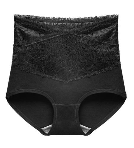 [ 4 PCS ] High Waist Cotton Antibacterial Panties