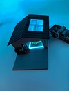 Original 3D printed model garage No. 1 light model, suitable for 1:64 model garage