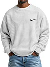 Men's Fashionable Loose-Fitting Versatile Crew Neck Sweatshirt