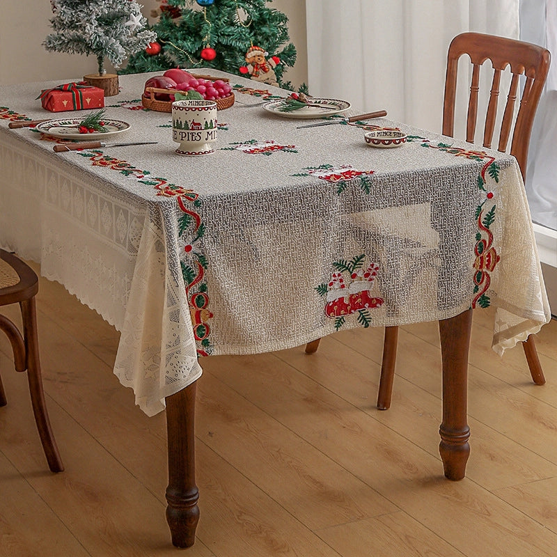 Elegant Lady Minimalist Santa Claus Bell Polyester