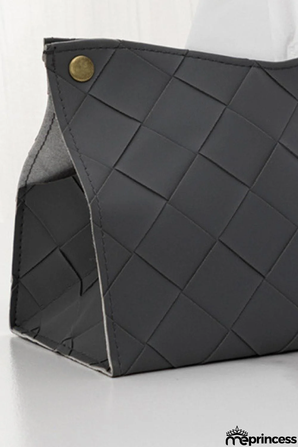 2-Pack Woven PU Tissue Box Covers