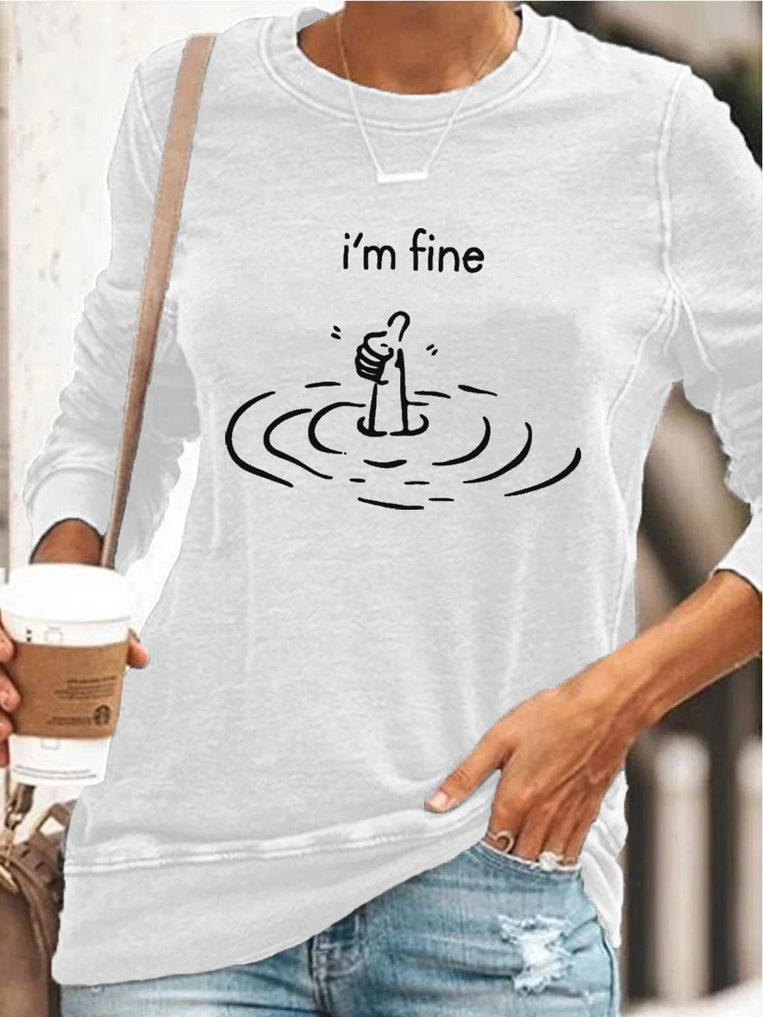I'm Fine Sweatshirt