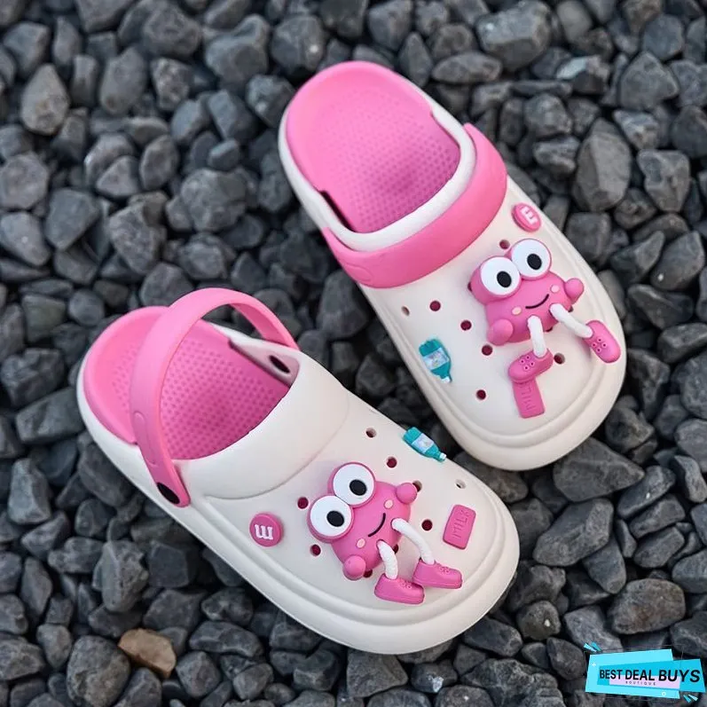 Cute Cartoon Frog Garden Clog