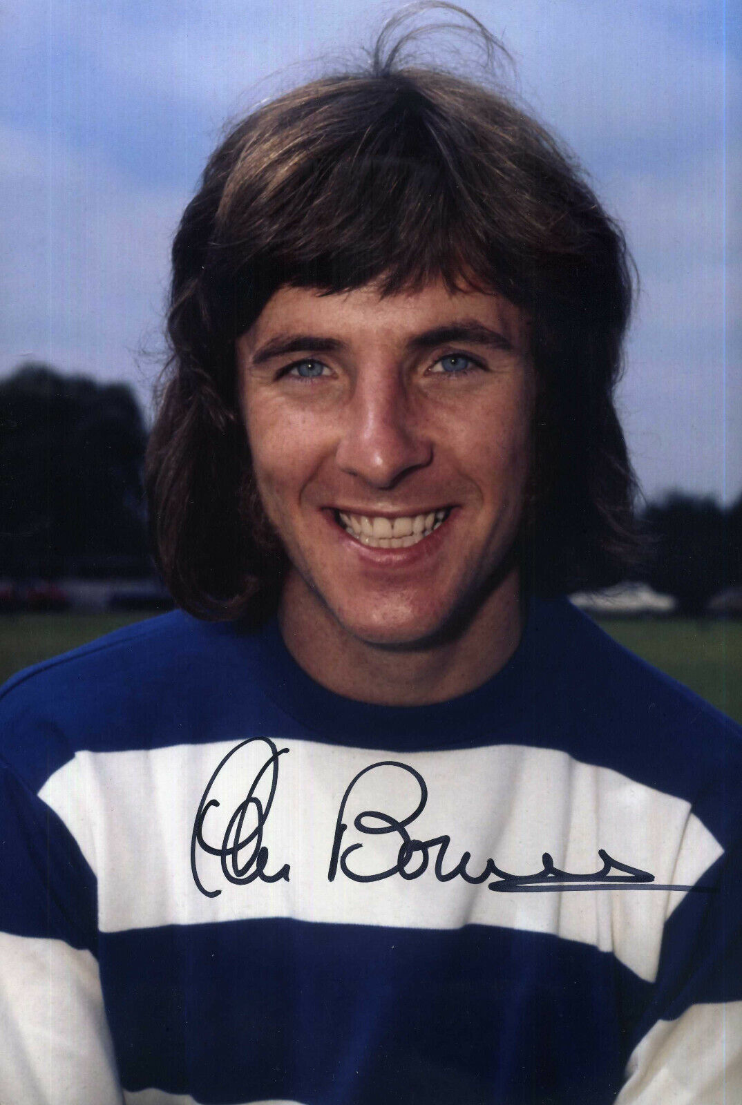 STAN BOWLES Signed Photo Poster paintinggraph - QPR & England Footballer - Preprint