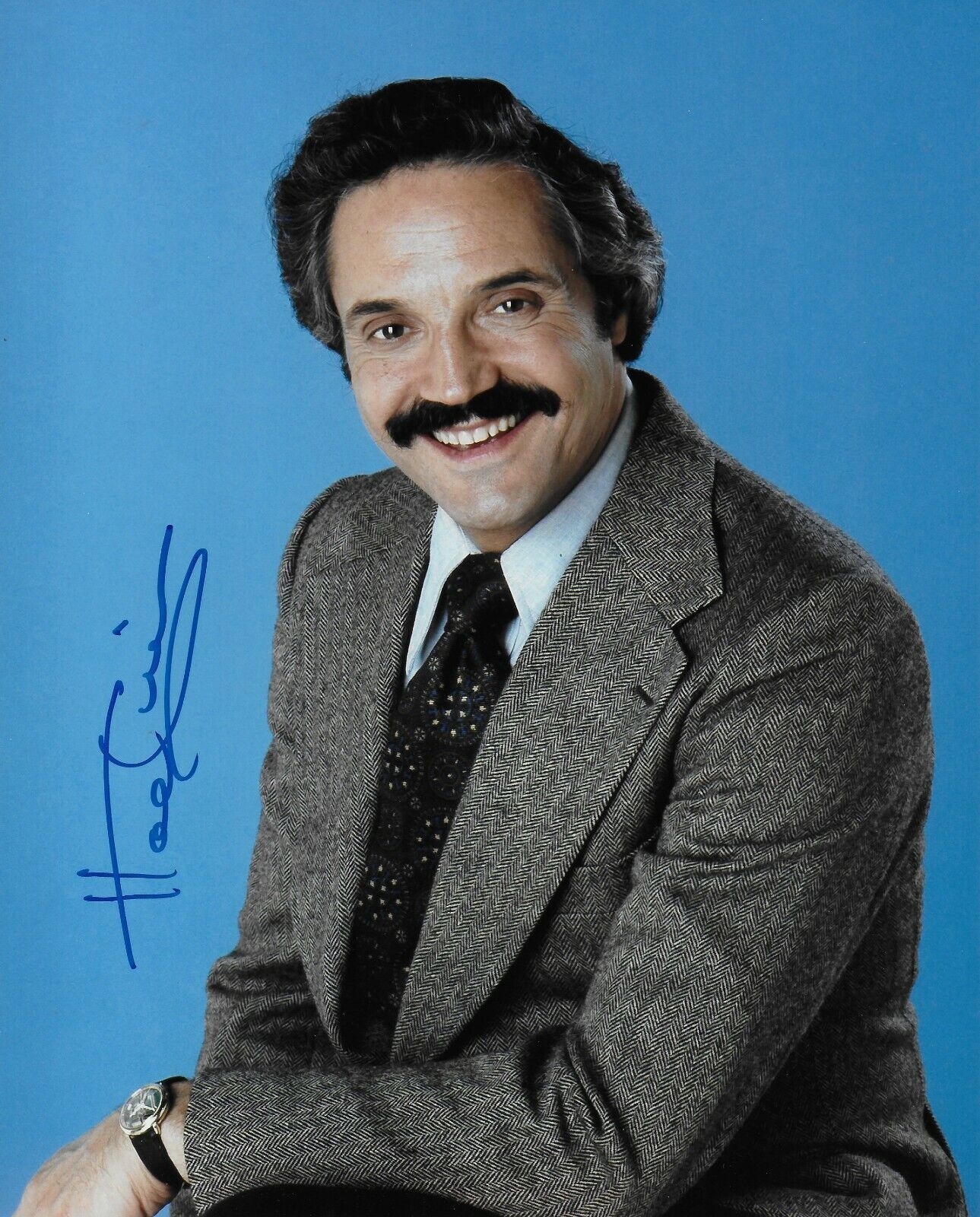 Hal Linden Barney Miller Original Autographed 8X10 Photo Poster painting #10