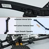 AMK RC Car Chassis Frame Builders Kit Ultra Realism Scale LC80 Metal Adjustable Wheelbase for 1/10 RC Crawler Off-Road Truck Model