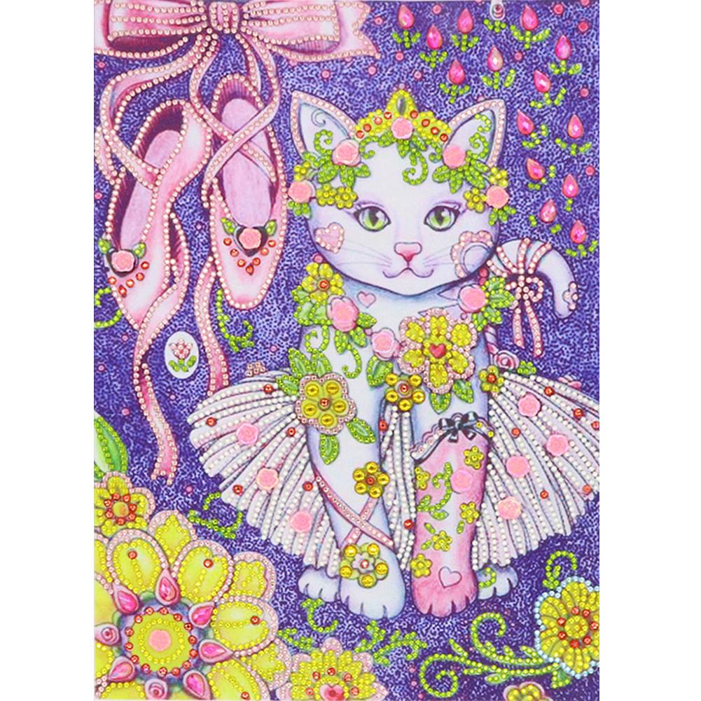 

Cat Girl-Special Shaped Diamond Painting-30*40CM, 501 Original