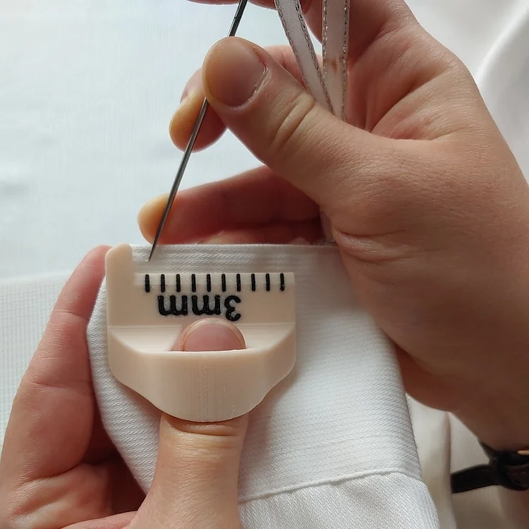 DIY Hand Sewing Magic Tool - Template For Equal Stitches On The Stitch