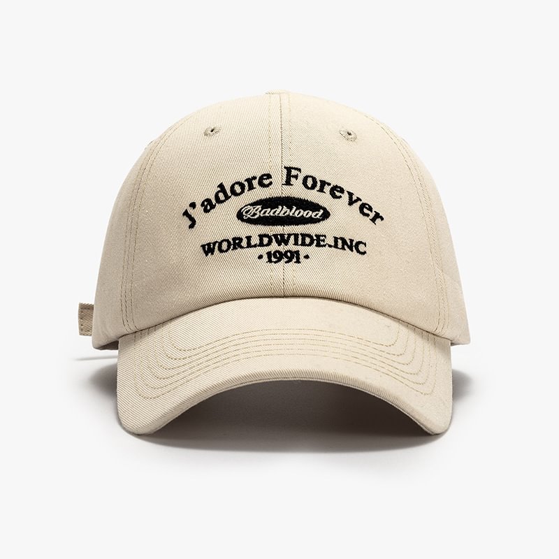 New Alphabet Embroidery Outdoor Men's Baseball Cap