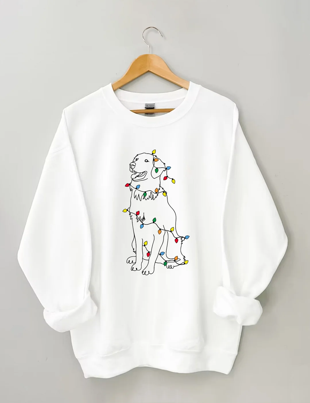 Cute Golden Retriever Christmas Sweatshirt