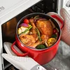 Enameled Milk Pot Baby Food Cooker Infant Frying and Cooking All-in-One Household Soup and Instant Noodle Pot