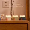 Keyboard Key Night Light, USB Charging Super Long Battery Life, Stepless Dimming Timer Light LED Mini Push Switch Light
