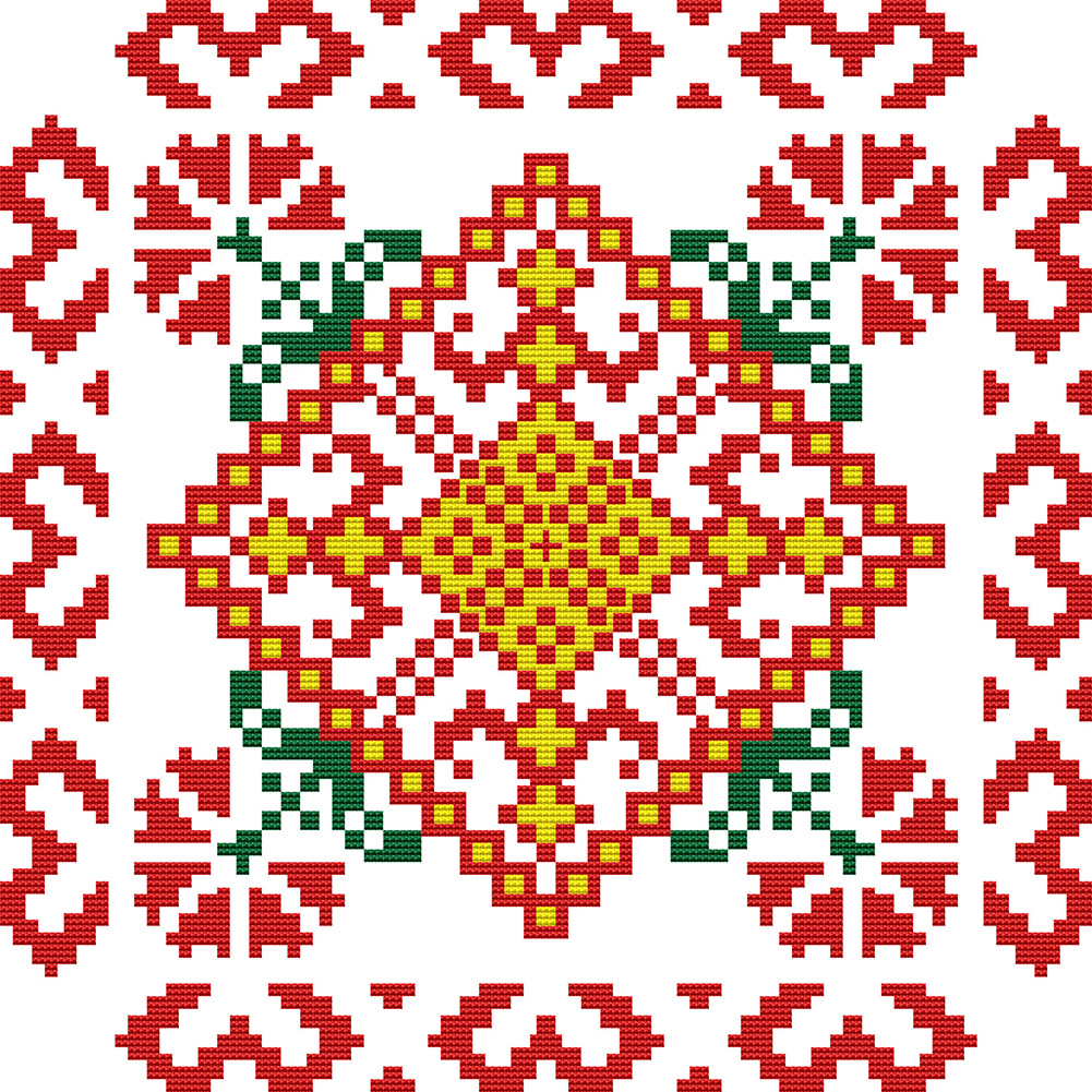 

Totem Pattern - 11CT Stamped Cross Stitch - 46*46CM, 501 Original