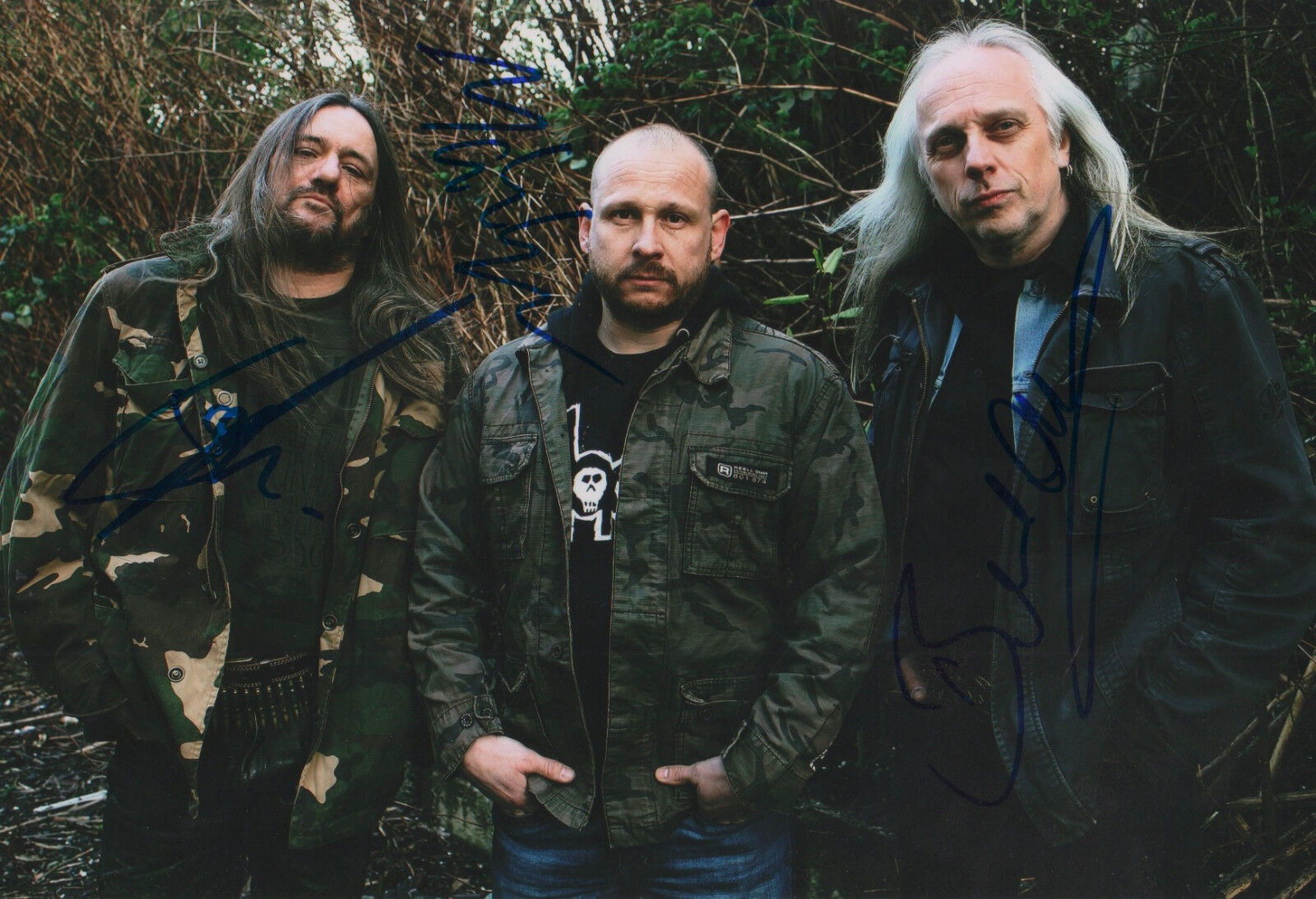 Sodom Band full signed 8x12 inch Photo Poster painting autograph