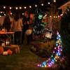 Halloween Witch Cauldron Garden Light for Lawn Porch Patio Walkway Entryway